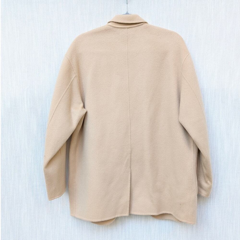 Lounge Beige Wool Single-Breasted Button Long Sle… - image 2